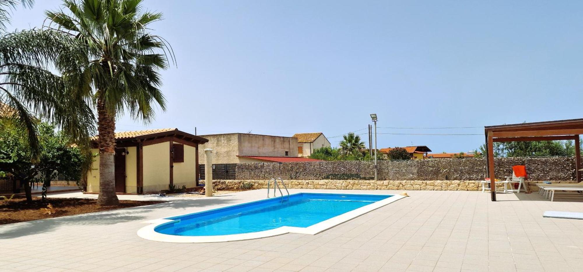 Villa Paradiso Alcamo Marina Bagian luar foto