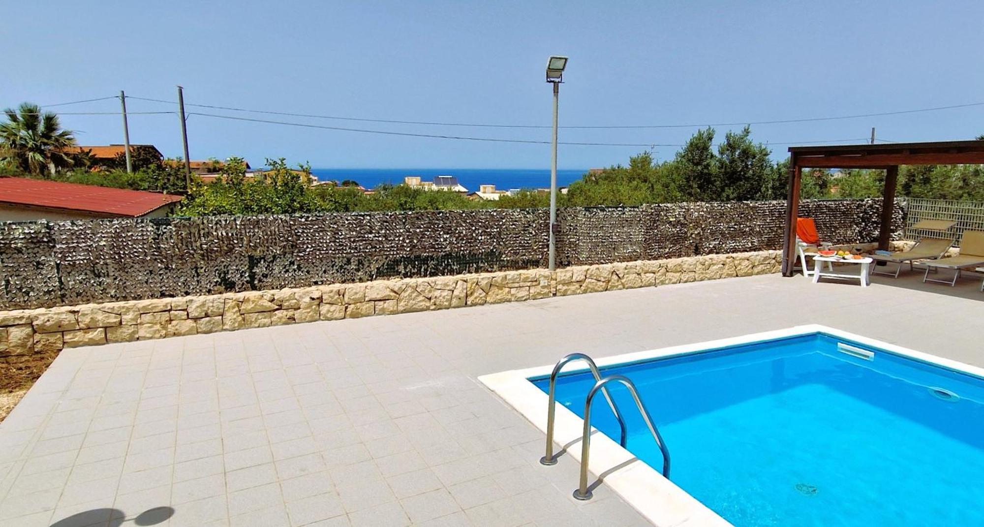 Villa Paradiso Alcamo Marina Bagian luar foto
